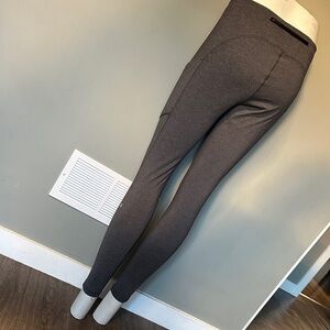 Lululemon Gray High-Waisted Leggings size 10 with pockets